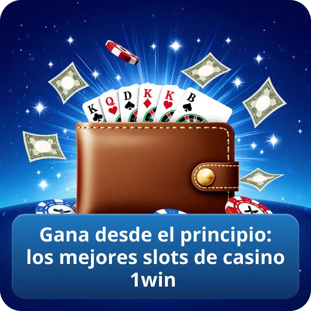 Gana desde el principio: los mejores slots de casino 1win