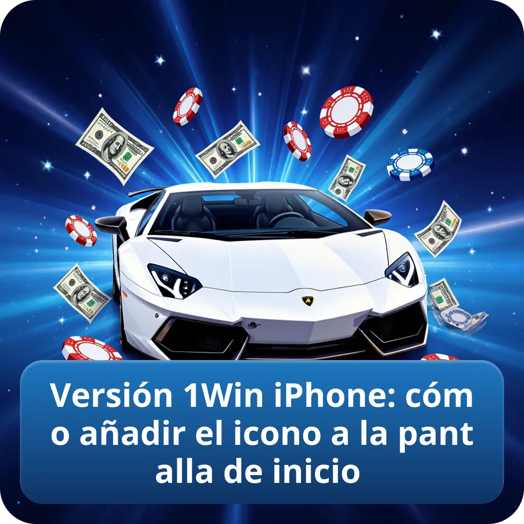 Versión 1Win iPhone: cómo añadir el icono a la pantalla de inicio